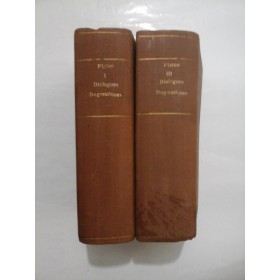OEUVRES    DE  PLATON  * DIALOGUES  DOGMATIQUES /  POLEMIQUES /SOCRATIQUES (1869)- 4 volume